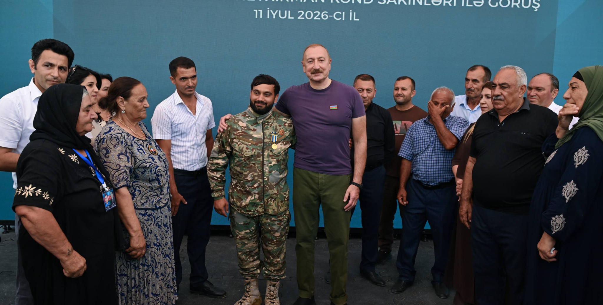 İlham Əliyev Xocavənd rayonunun Quzeyxırman kəndində olub 